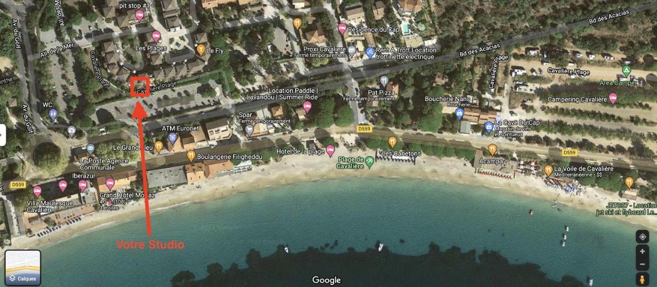 Magnifique Studio à 50m de la plage de Cavaliere - Studio Tamarindo Le Lavandou Extérieur photo